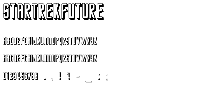 StarTrekFuture font