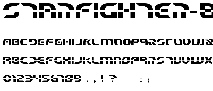 Starfighter Beta Bold font