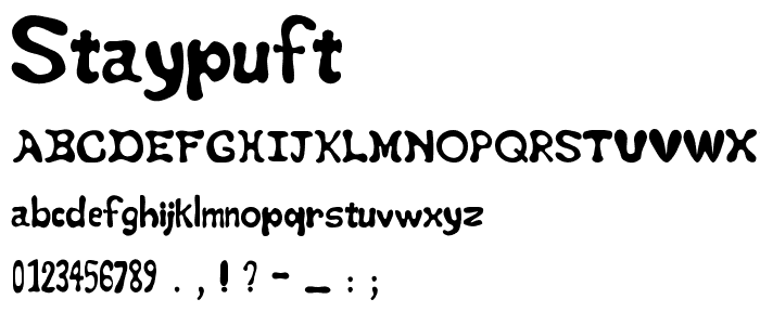 StayPuft font