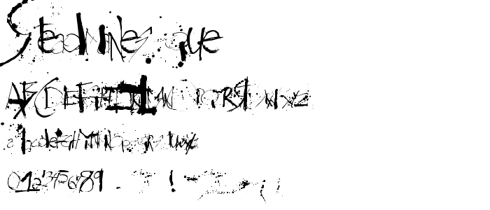 Steadmanesque font