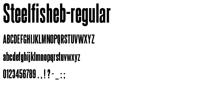SteelfishEb-Regular font