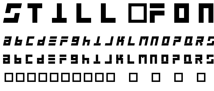 Still Font font