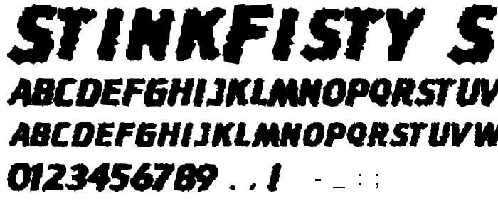 StinkFisty Small Caps font