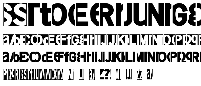 StoerungDisturbance font