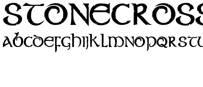Stonecross font