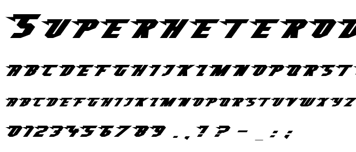 SuperHeterodyne font