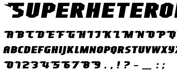 Superheterodyne Regular font