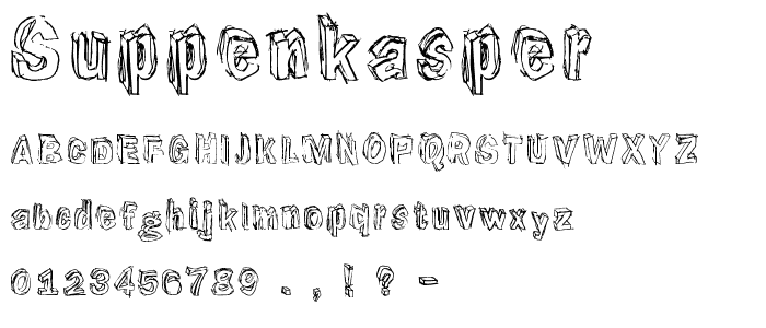 Suppenkasper font