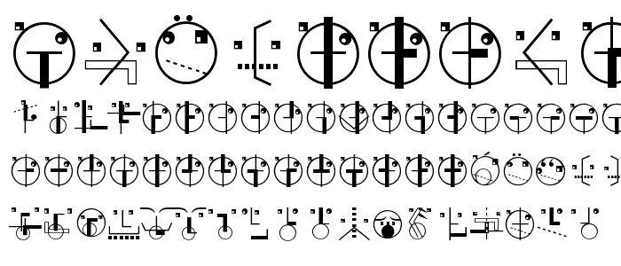 SuprematismOne font