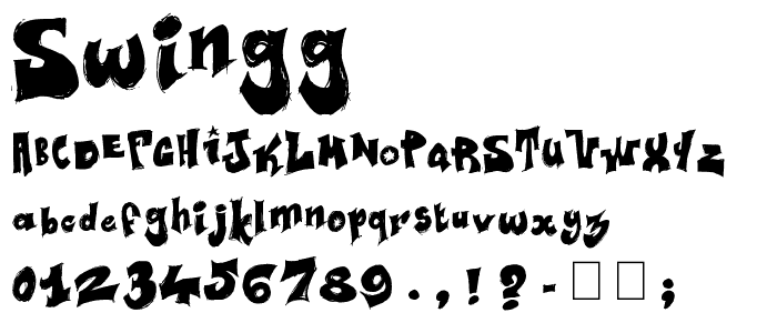 Swingg font