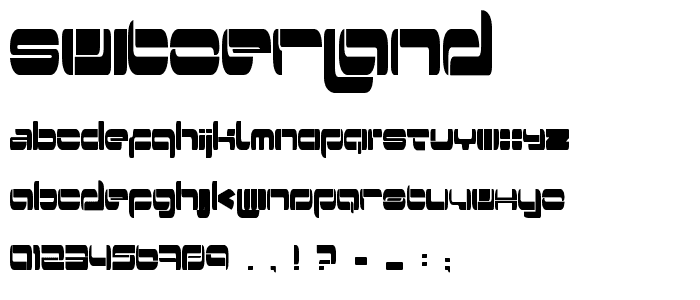 Switzerland font