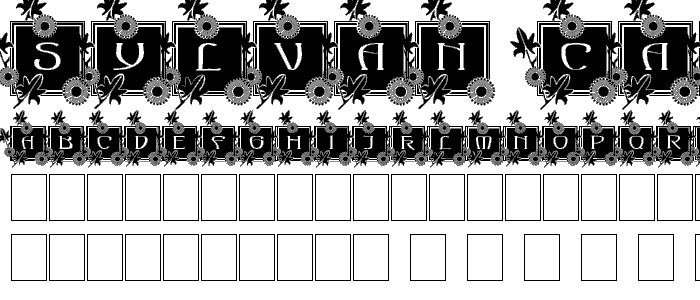 Sylvan-Capitals font