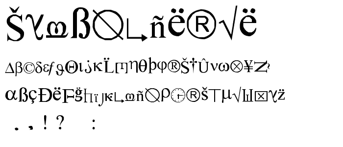 SymbolNerve font