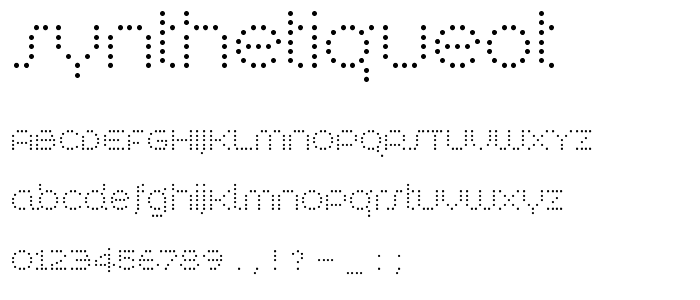 SynthetiqueOT font