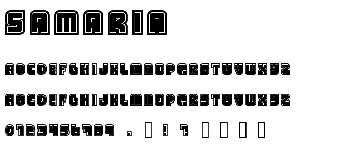 samarin font