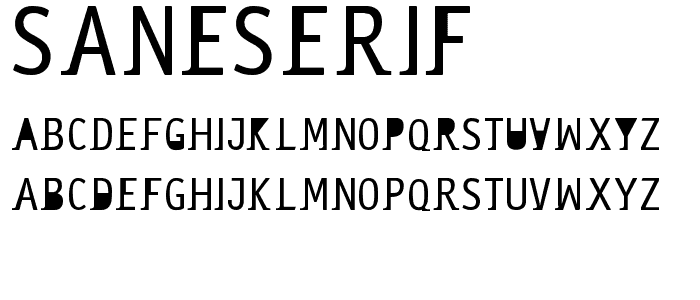 saneserif police