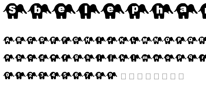 sbelephant font