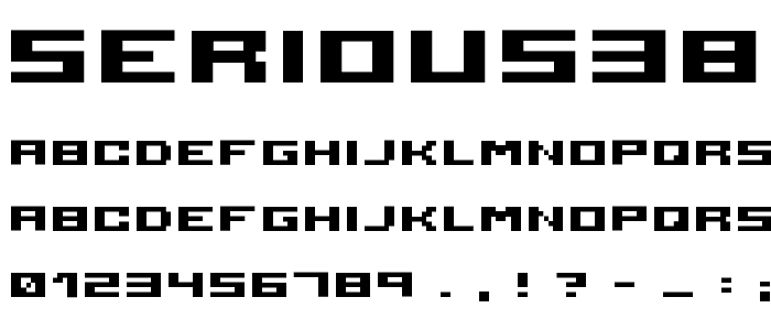 serious3b font