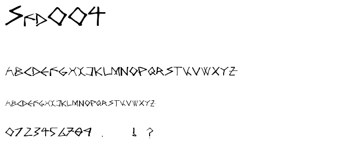 sfd004 font