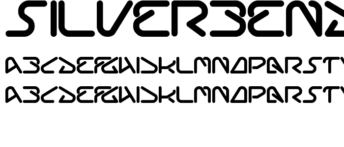 silverbend font