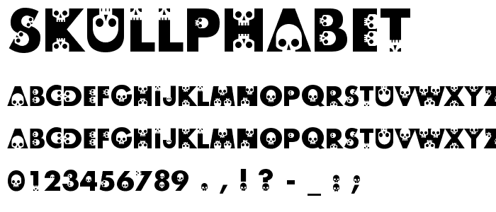 skullphabet police