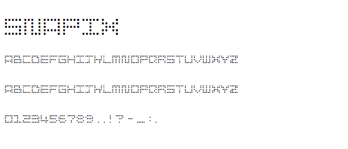 snapix font
