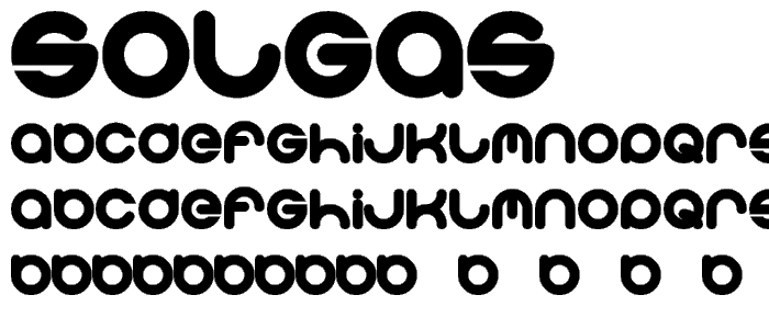 solgas font