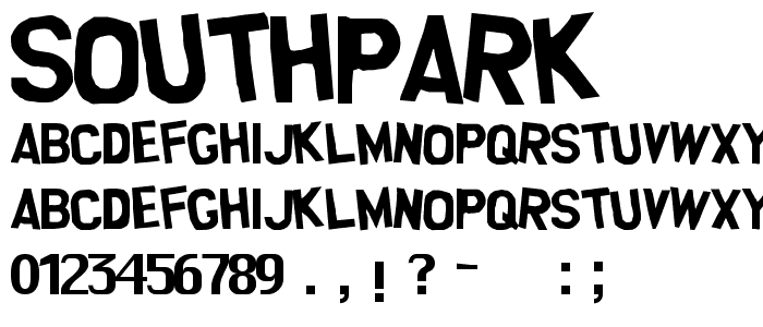 southpark font