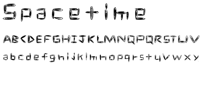 spacetime font