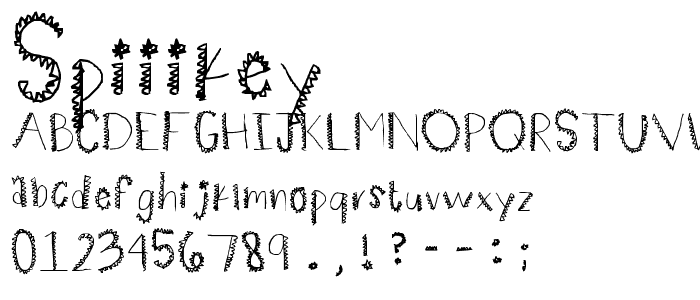 spiiikey font