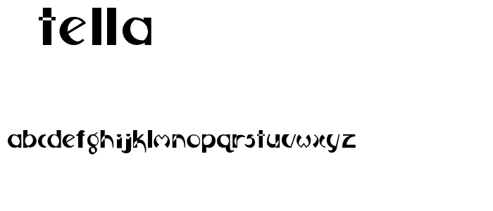 stella font