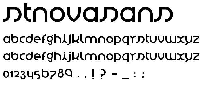 stnovasans font
