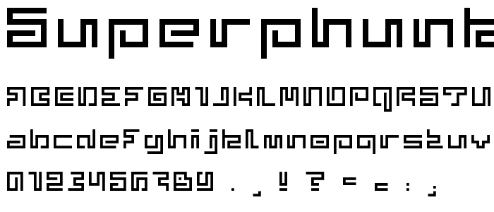 superphunky font