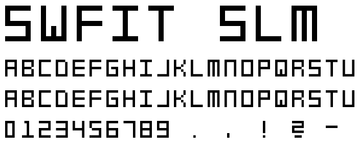 swfit_slm_fw font