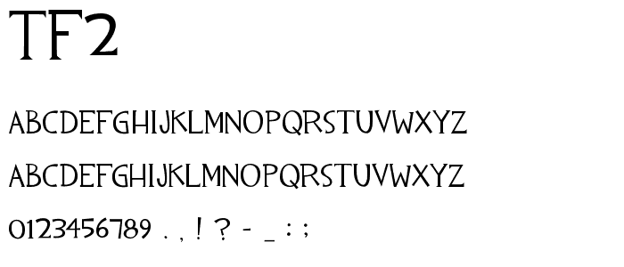 TF2 font