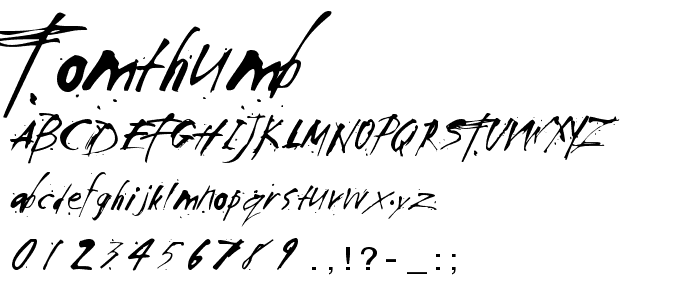 TOMTHUMB font