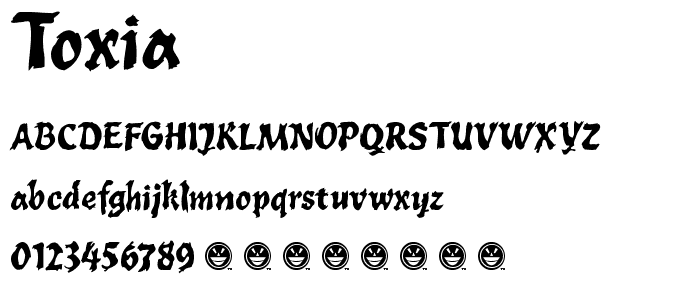 TOXIA font