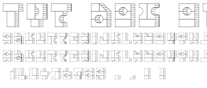 TPF Box of Bricks 1L font