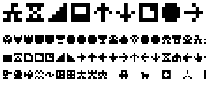 TPF Modular Symbol font