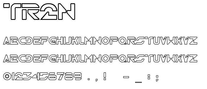 TR2N font