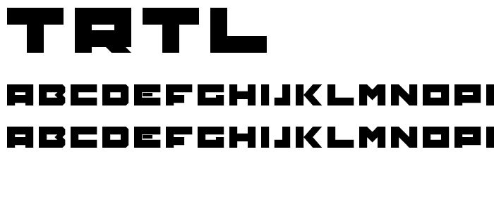 TRTL font