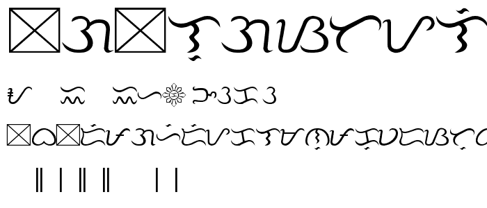 Tagalog Stylized font