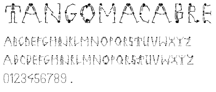 TangoMacabre font