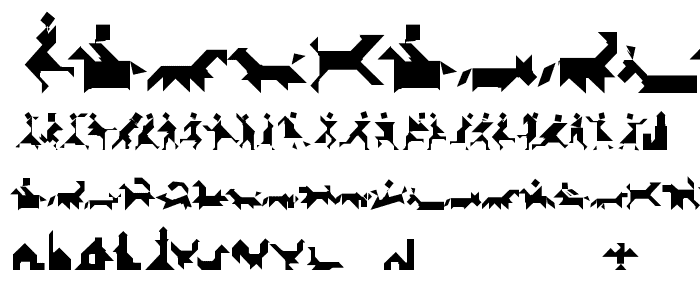 TangramBlack font