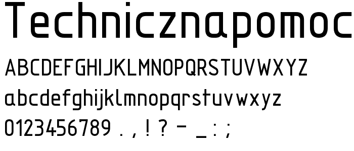 TechnicznaPomoc font