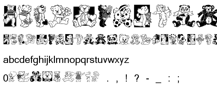 Teddyber font