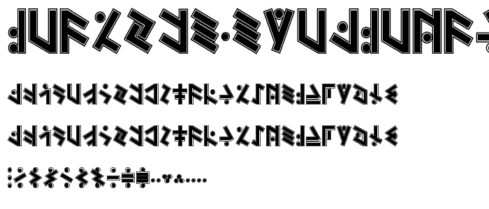 Temphis Sweatermonkey font