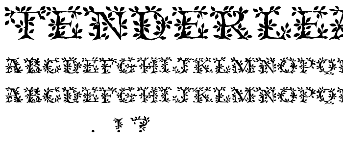 TenderLeaf font