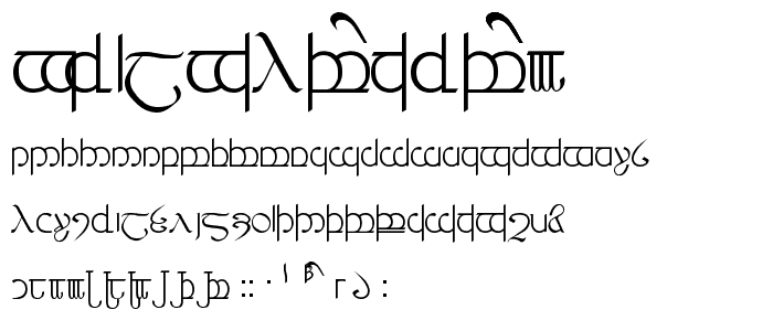 Tengwar ver  3 font