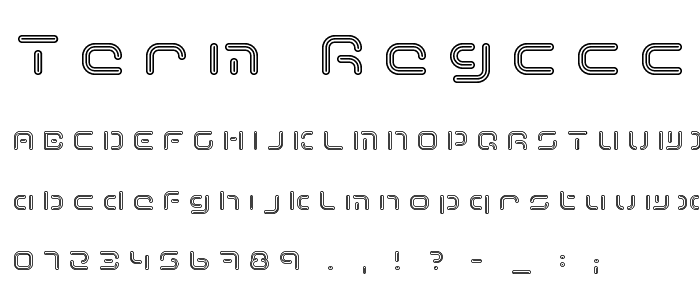 Term-RegCcc font